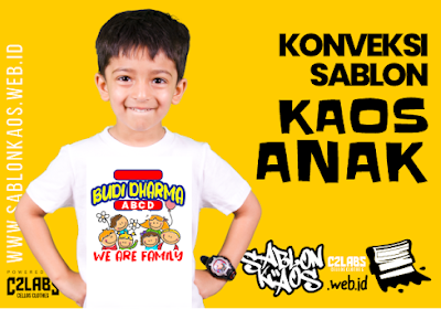 bahan sablon kaos anak