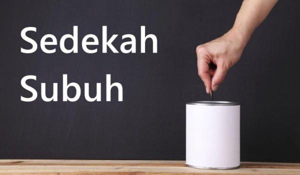 cara sedekah subuh 40 hari