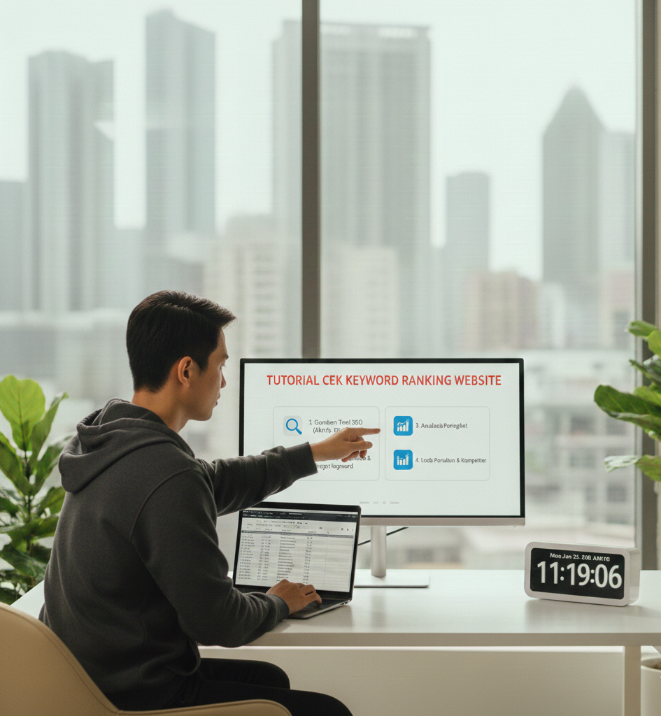 tutorial cek keyword ranking website