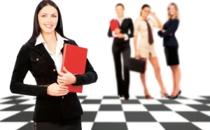 seragam staf administrasi rapi