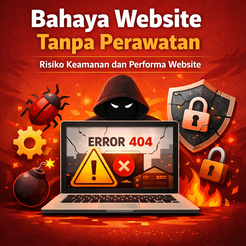 bahaya website tanpa perawatan