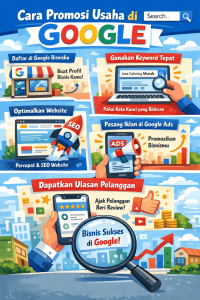 cara promosi usaha di Google
