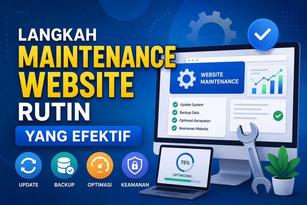 langkah maintenance website rutin