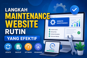langkah maintenance website rutin
