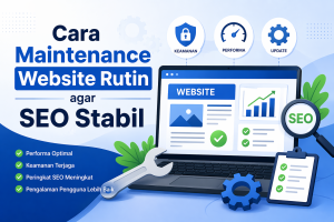 cara maintenance website rutin