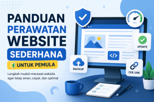 panduan perawatan website sederhana