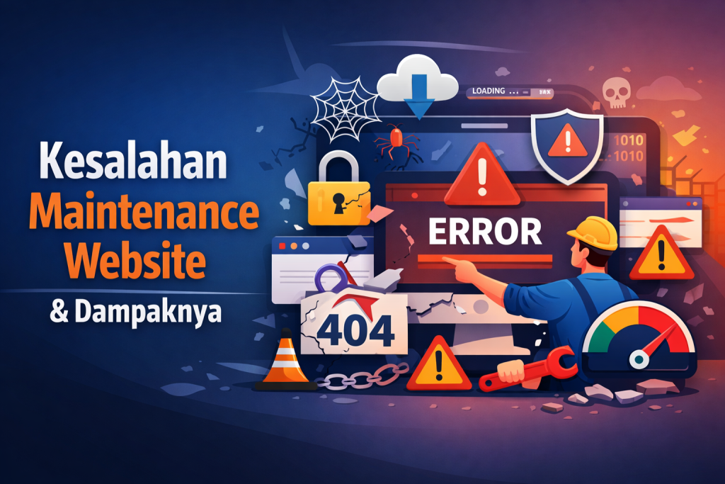 kesalahan maintenance website