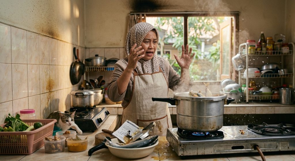 kesalahan umum saat memasak dengan presto